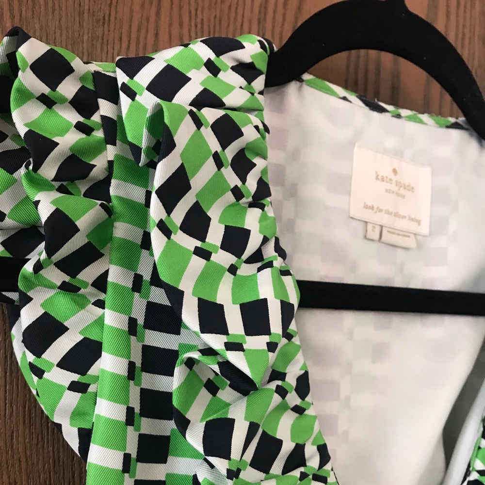 💚💙 Kate Spade ♠️ Ruffle Wrap Dress